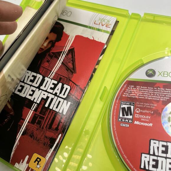 Red Dead Redemption Xbox 360 CIB Map & Manual Tested - Picture 8 of 8